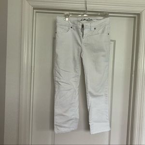 INC white crop pants